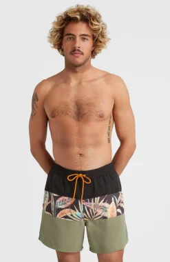 O’Neill Zwemshort Cali Block 15'' | Black Tropical Flower