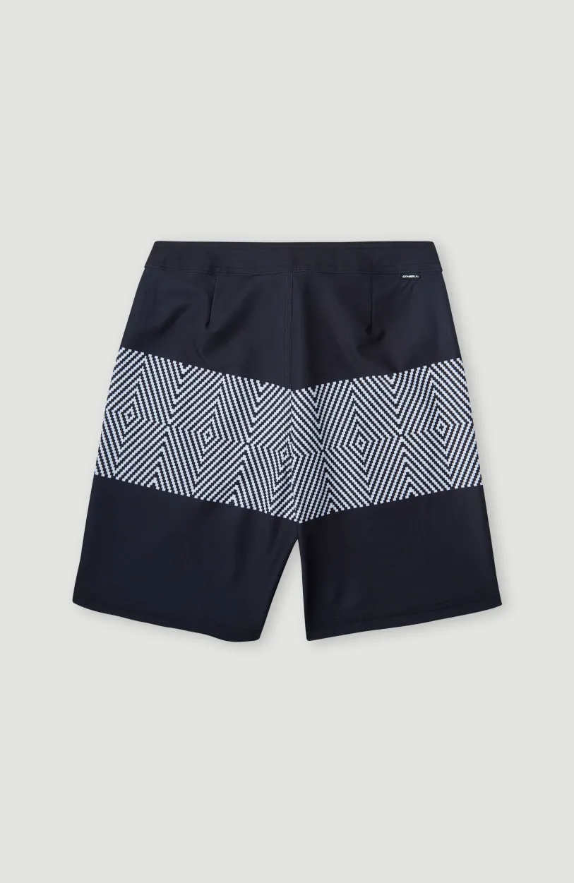 Hot O’Neill Zwemshort Cali Block 13'' | Black & White SNSC