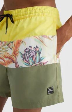 Best O’Neill Zwemshort Cali Block 15'' | White Tropical Flower