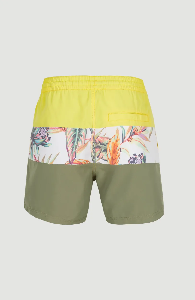 Best O’Neill Zwemshort Cali Block 15'' | White Tropical Flower