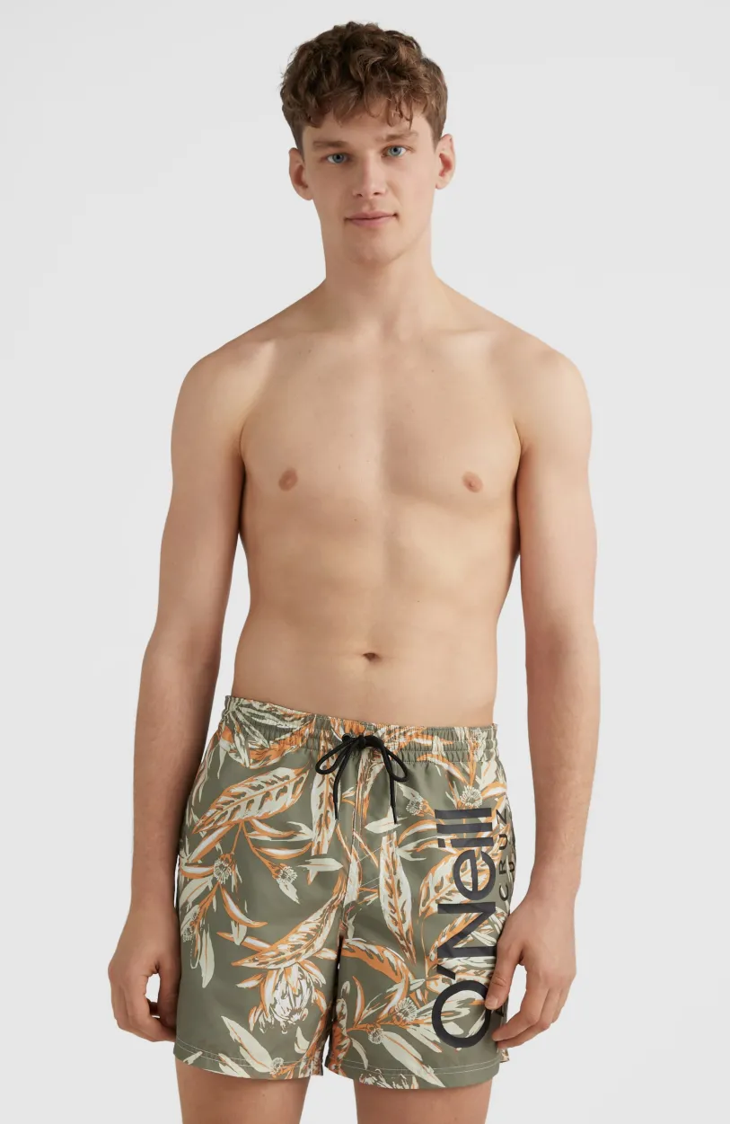 Best O’Neill Zwemshort Cali Floral 16'' | Deep Lichen Tonal Floral