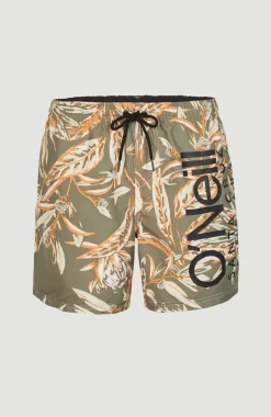 Best O’Neill Zwemshort Cali Floral 16'' | Deep Lichen Tonal Floral