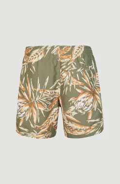 Best O’Neill Zwemshort Cali Floral 16'' | Deep Lichen Tonal Floral