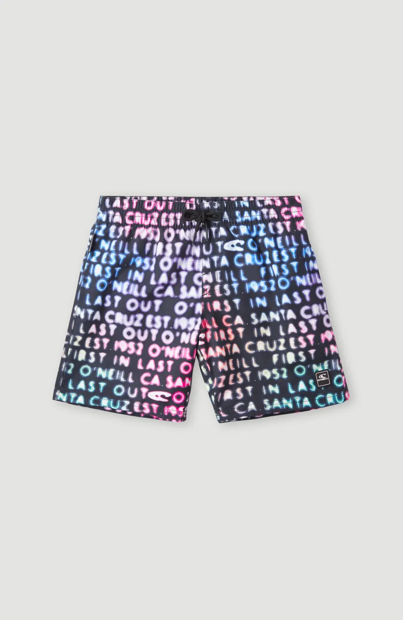 O’Neill Zwemshort Cali Gradient 14'' | Black Neon Lights