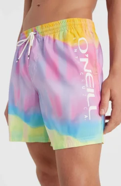 Clearance O’Neill Zwemshort Cali Melting 16'' | Orange Melting Gradient