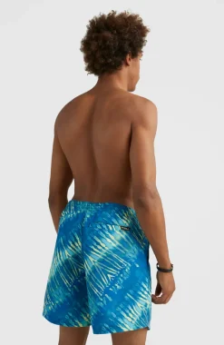 Clearance O’Neill Zwemshort Cali Melting 16'' | Bright Blue Tie Dye