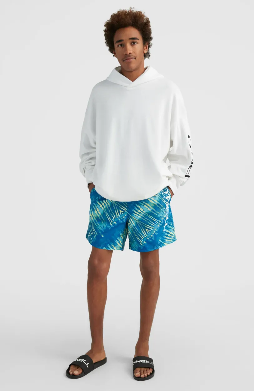 Clearance O’Neill Zwemshort Cali Melting 16'' | Bright Blue Tie Dye