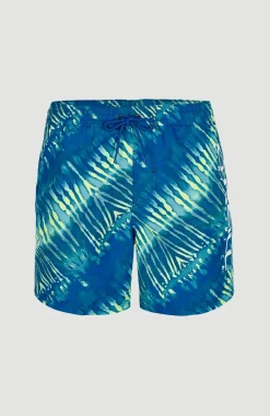 Clearance O’Neill Zwemshort Cali Melting 16'' | Bright Blue Tie Dye