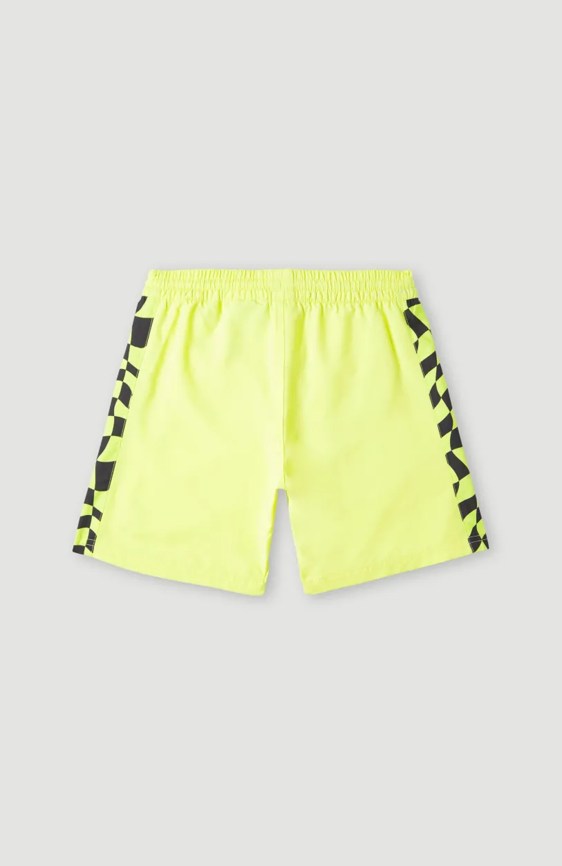 Online O’Neill Zwemshort Cali Panel 14'' | Sunny Lime Colour Block