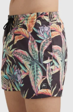 Sale O’Neill Zwemshort Cali Print 15'' | Black Tropical Flower