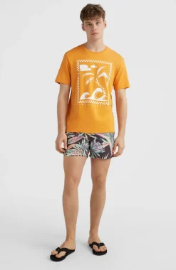 Sale O’Neill Zwemshort Cali Print 15'' | Black Tropical Flower