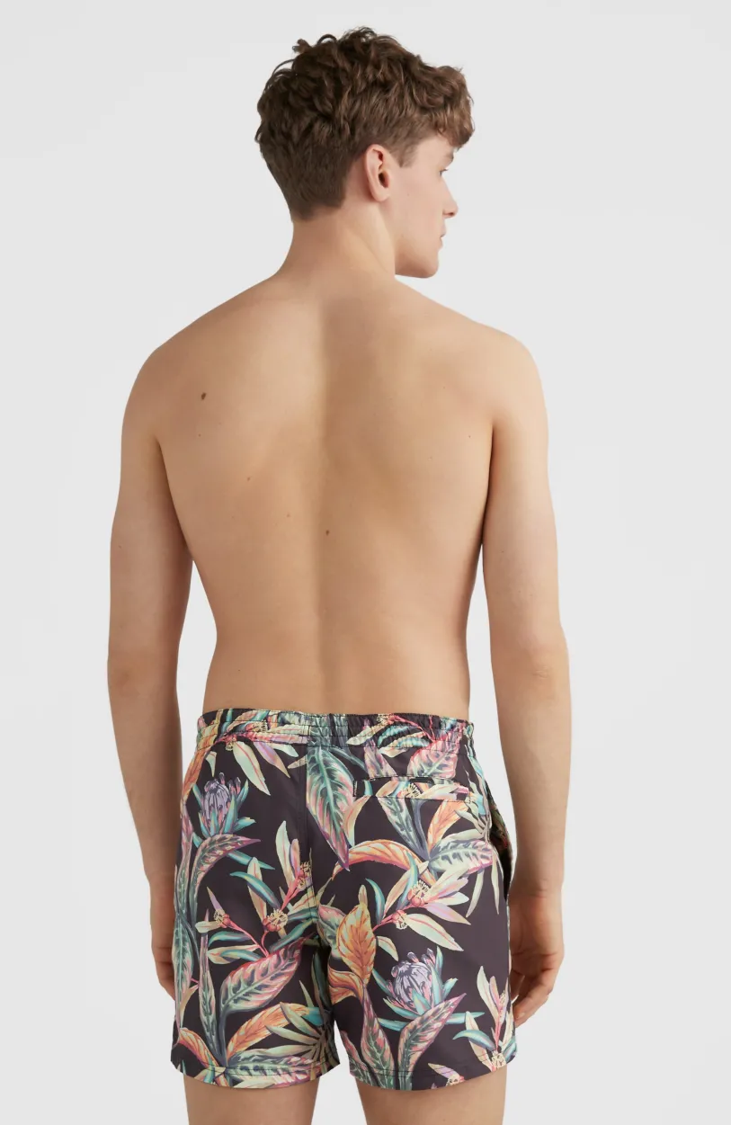 Sale O’Neill Zwemshort Cali Print 15'' | Black Tropical Flower