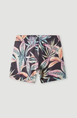 Sale O’Neill Zwemshort Cali Print 13'' | Black Tropical Flower