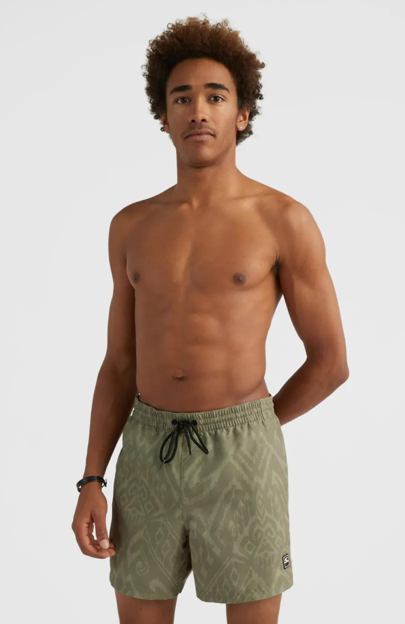 Clearance O’Neill Zwemshort Cali Print 15'' | Deep Lichen Magic Carpet