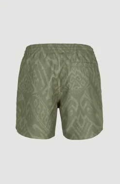 Clearance O’Neill Zwemshort Cali Print 15'' | Deep Lichen Magic Carpet