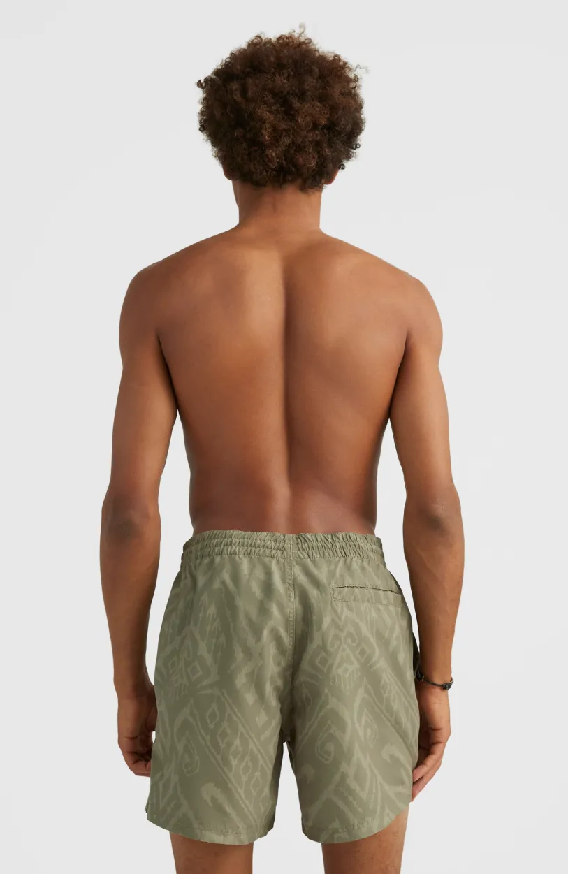 Clearance O’Neill Zwemshort Cali Print 15'' | Deep Lichen Magic Carpet