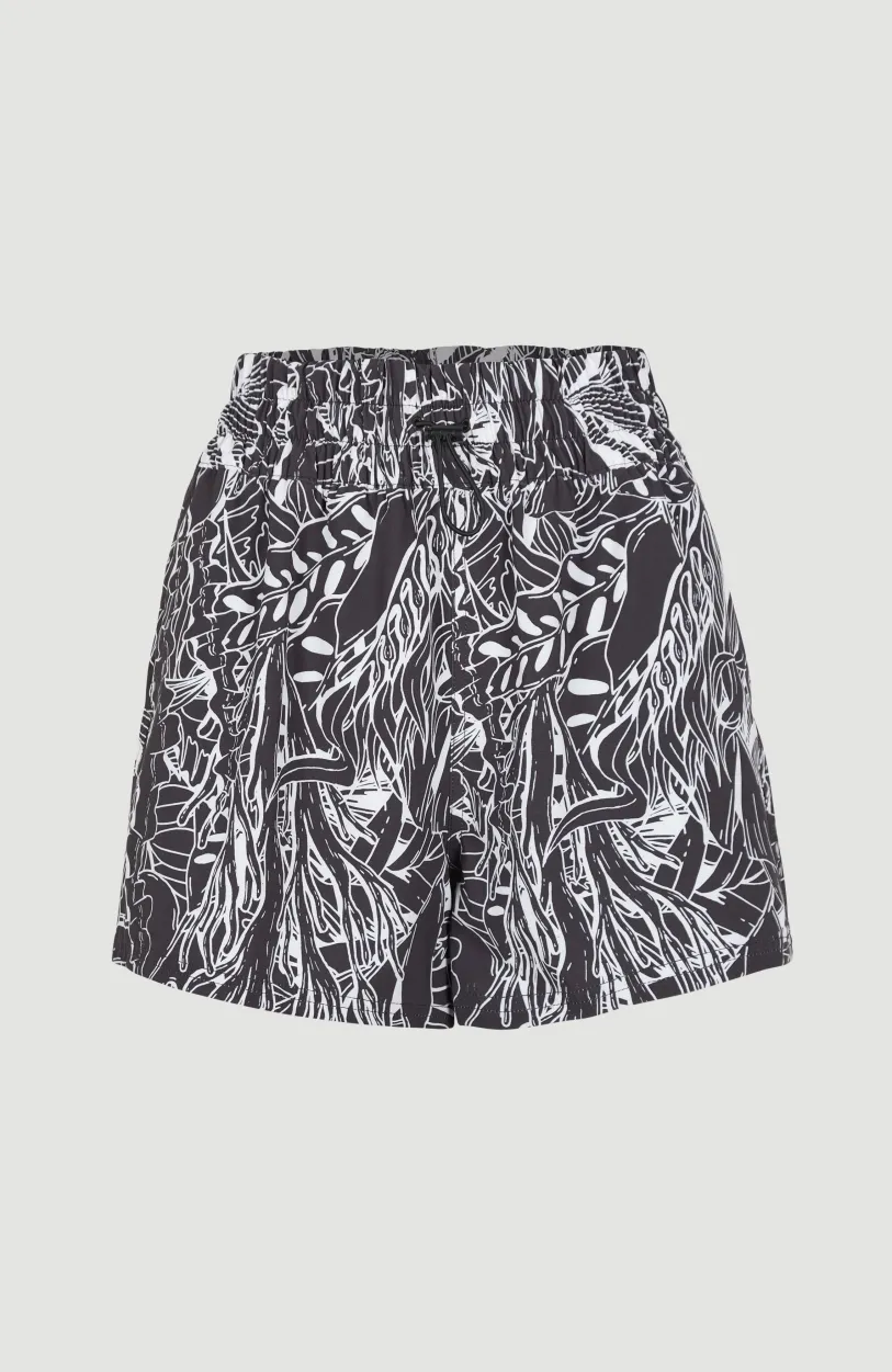O’Neill Zwemshort Ocean Mission | White . Black Comic Seaweed