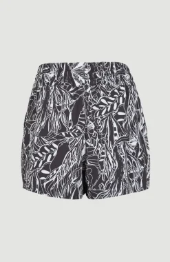 O’Neill Zwemshort Ocean Mission | White . Black Comic Seaweed
