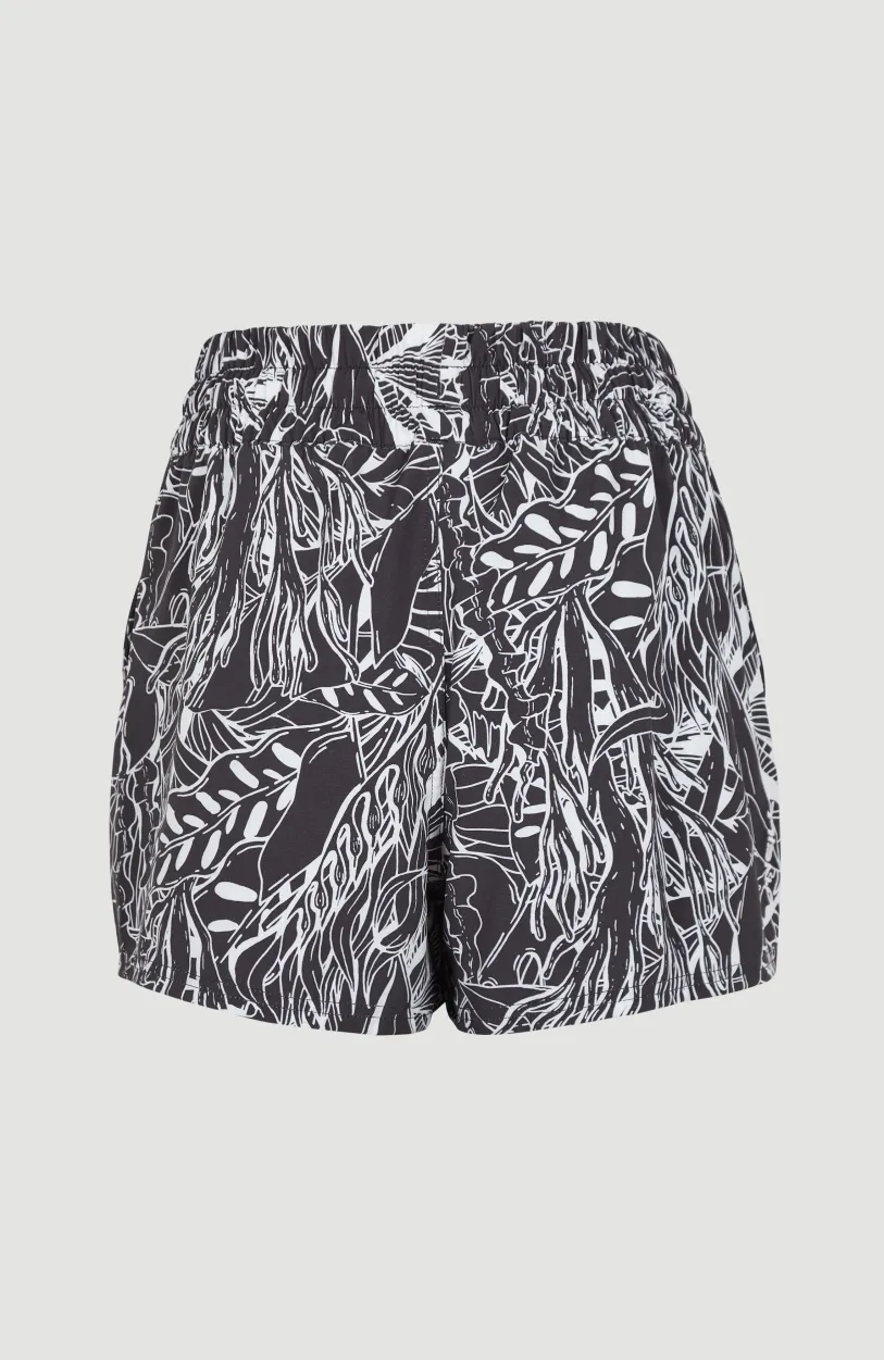 O’Neill Zwemshort Ocean Mission | White . Black Comic Seaweed