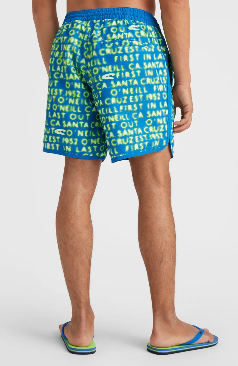 Discount O’Neill Zwemshort Scallop Neon 16'' | Bright Blue Neon Lights