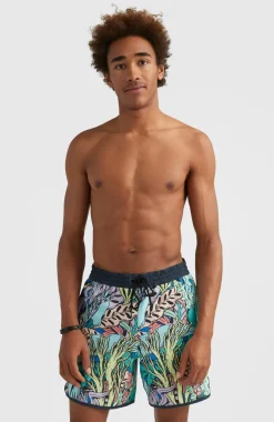 O’Neill Zwemshort Scallop Ocean 16'' | Blue Comic Seaweed