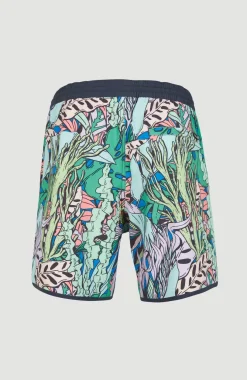 O’Neill Zwemshort Scallop Ocean 16'' | Blue Comic Seaweed