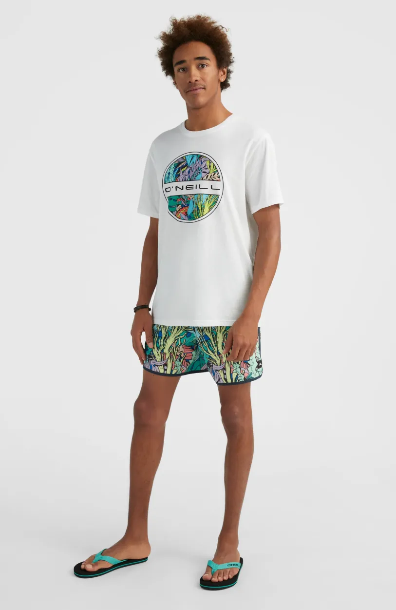 O’Neill Zwemshort Scallop Ocean 16'' | Blue Comic Seaweed